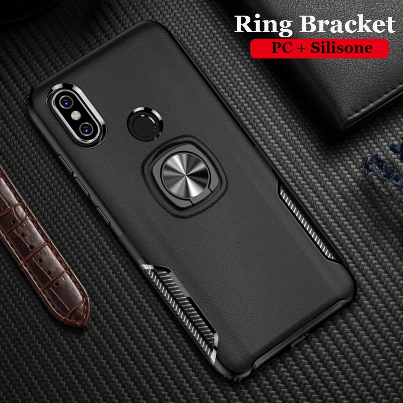 

Silicone Cases For XiaoMi Mi A2 A2 Lite Metal Ring Stand Soft Silicone Case for XiaoMi 6x 6x A 2 Lite Cases Shell Fundas
