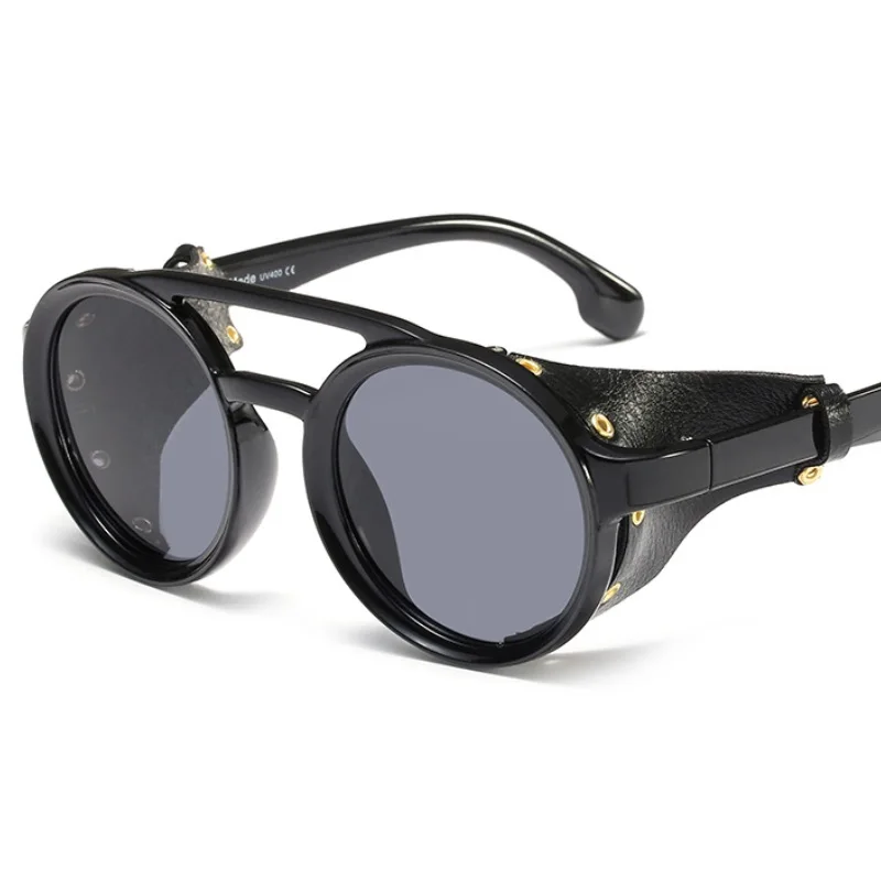 Роскошные дизайнерские солнцезащитные очки стимпанк для мужчин и женщин винтажные панк Модные солнцезащитные очки
