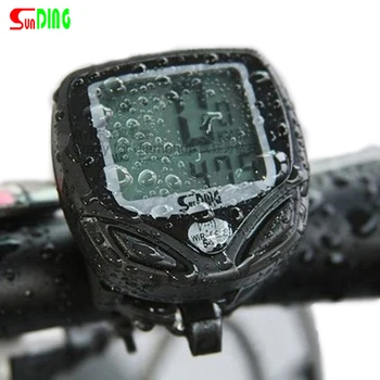 

Sunding SD-548C Bicycle Stopwatch 14Function Waterproof Wireless Cycling Computer LCD Display Road Mtb Bike Odometer Speedometer