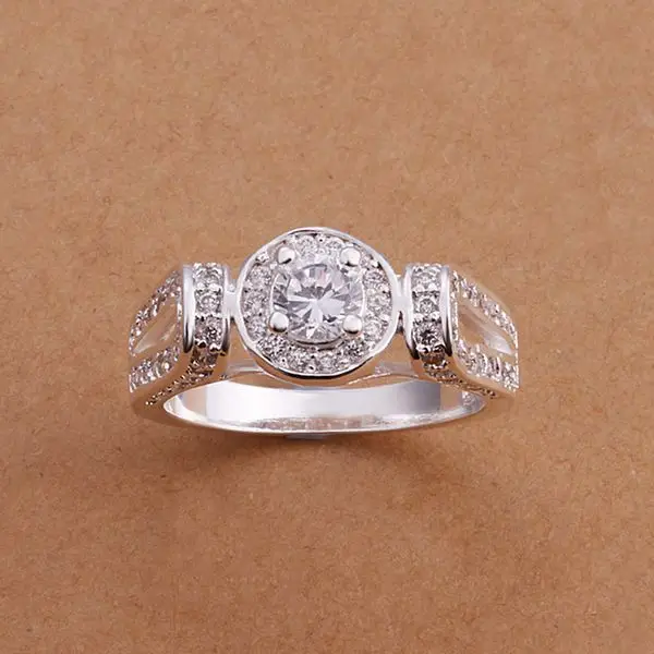 

Wholesale 8# silver plated love cute ring silver fashion jewelry fashion ring/agnaixua KN-R176