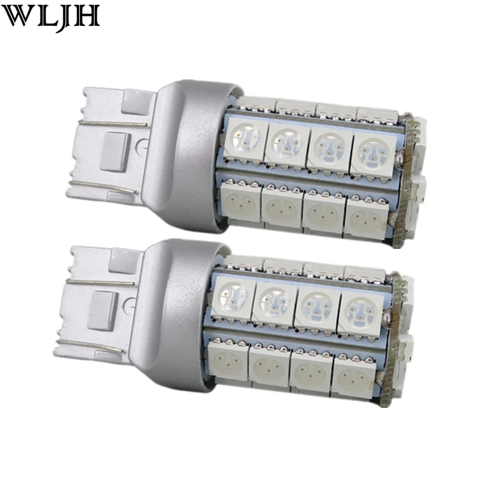 Buy WLJH 2x Car Bulbs LED 7443 T20 7444NA LED Bulb