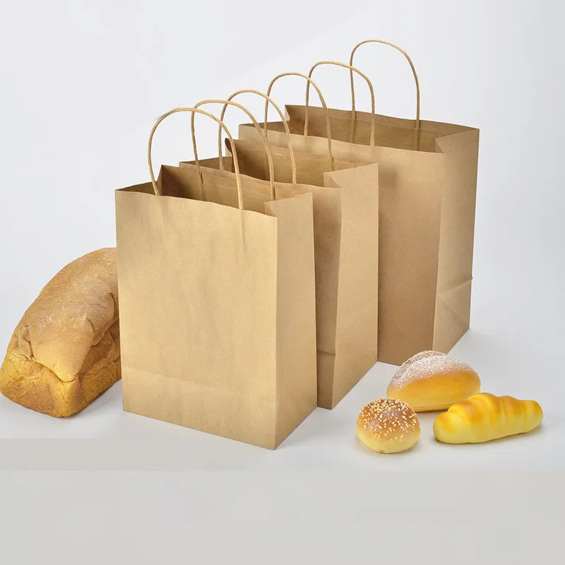 25x образец еды Еда выполнять мешок вынос Еда Класс Kraft Бумага 11x20x27 15x28x28 см 14x21x27 см 22x28x28 см