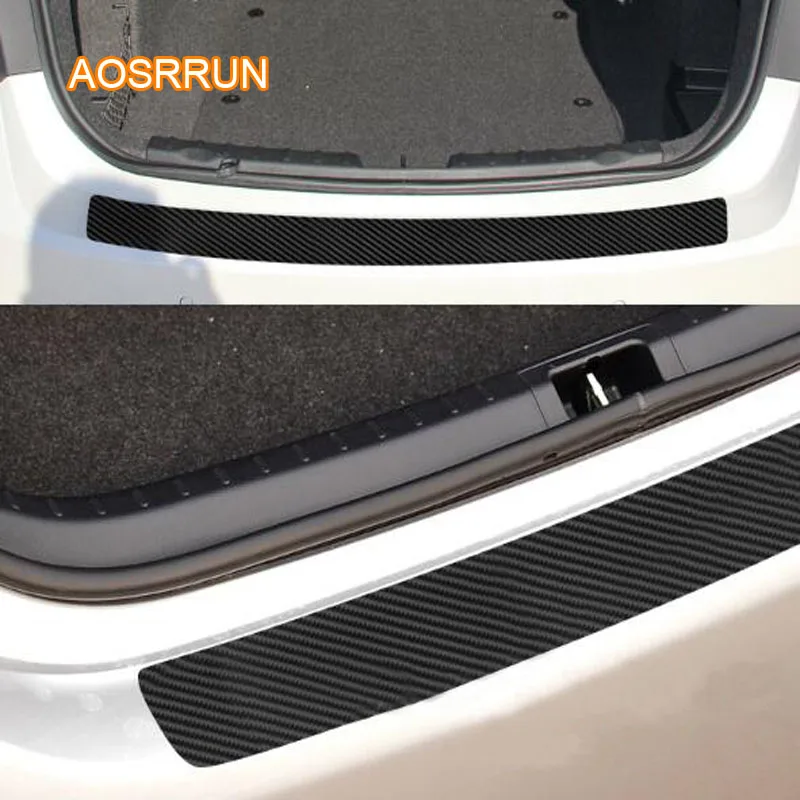 AOSRRUN наклейка из углеродного волокна задняя защита автомобиля коробка против царапин Наклейка Автомобильные аксессуары чехол для Honda civic Accord jed Odyssey