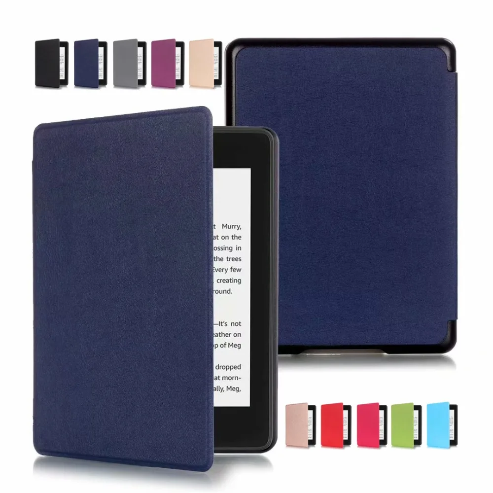 Магнитный умный чехол для Amazon Kindle Paperwhite 4 2018 тонкий Чехол книжка с функцией