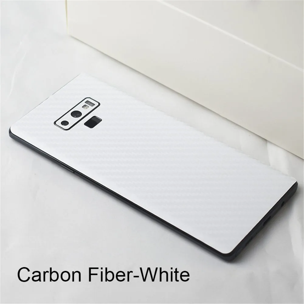 Back Cover Film For Samsung Galaxy Note 9 8 LeatherCarbon FiberWood Skins Protective Sticker For Samsung S9 S8 Plus Note 9 8 (16)