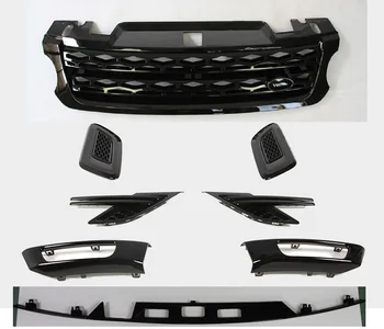 

For Land Rover Range Rover sport 2014 2015 2016 2017 front grille side vent hood vent log lamp cover rear door trim kits