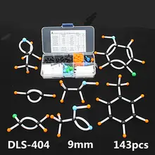 Mini kit de Química Orgânica Modelo Molecular Pequeno tubo para Estudantes 143 modelos moleculares pçs/set Portátil Pequeno tubo frete grátis