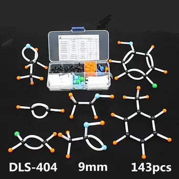 

Mini Organic Chemistry Molecular Model kit Small tube for Students 143pcs/set Portable Small tube molecular models free shipping