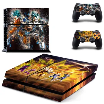 

PS4 Skin Sticker Decal for PlayStation 4 Console and 2 controller Skins PS4 Stickers Vinyl - Anime Dragon Ball Super