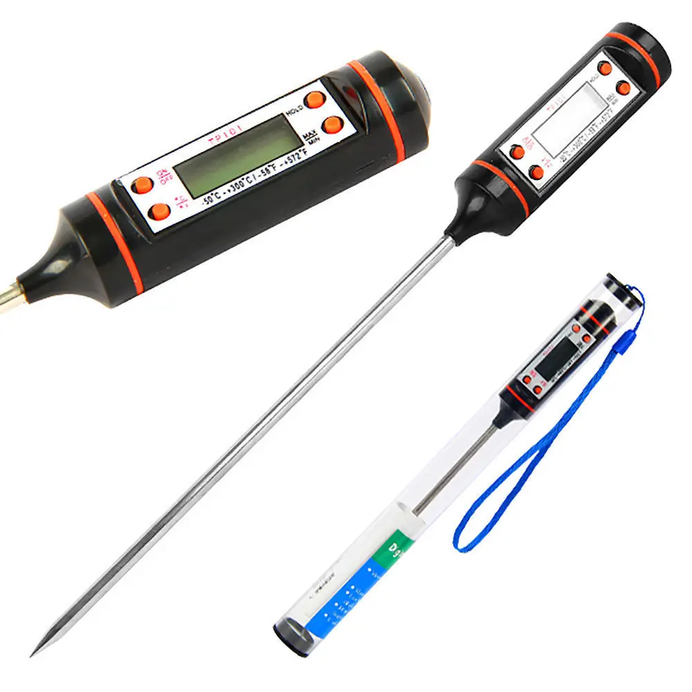 1 Pcs New Digital Kitchen Probe Thermometer Food Cooking BBQ Meat Steak ...