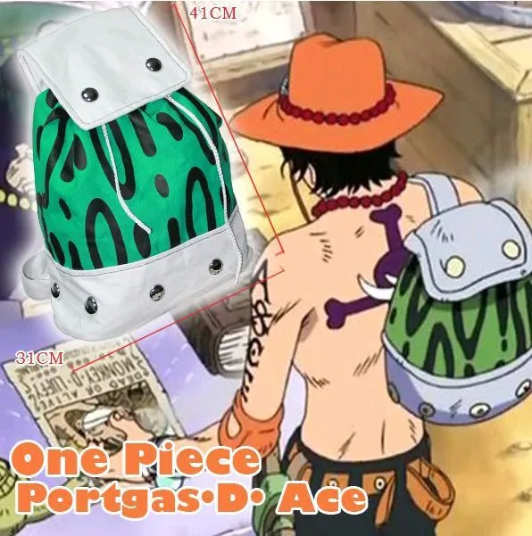 one piece Portgas D Ace cosplay Backpack|cosplay coat|backpack ...