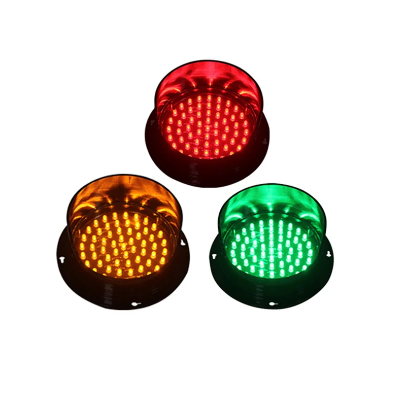 Dc24v Customized 125mm Red Yellow Green Color One Lot Led Traffic Signal Light For Promotion Traffic Light Aliexpress
