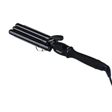 19 мм бигуди инструменты 110-240 В щипцы для завивки тройной бочкой щипцы для завивки керамических волос Профессиональный салон стиль волос rizador de pelo