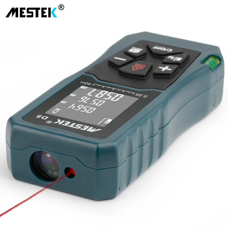 Mestek 40M 60m 80m 100m Laser Rangefinder Digital Laser Distance Meter battery-powered laser range finder tape distance measurer Mestek 40M 60m 80m 100m Laser Rangefinder Digital Laser Distance Meter battery-powered laser range finder tape distance measurer