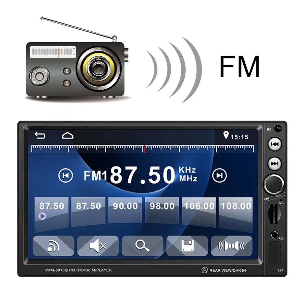 800x480 7 дюймов Большой Экран GPS навигации автомобиля DVD автомобиля аудио-видео плеер Поддержка тормоза подсказки Bluetooth мини карты памяти