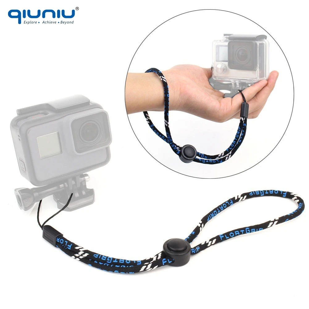 GoPro 영웅 DJI Akaso SjacmCamera 삼각대 모노 포드 액세서리에 대 한 2Pcs 조정 가능한 안전 손목 스트랩 문자열 손 매는 밧줄 로프 코드