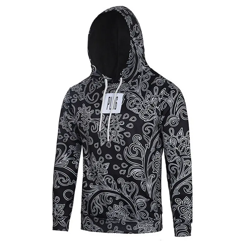 Mens bandana hoodie Clearance
