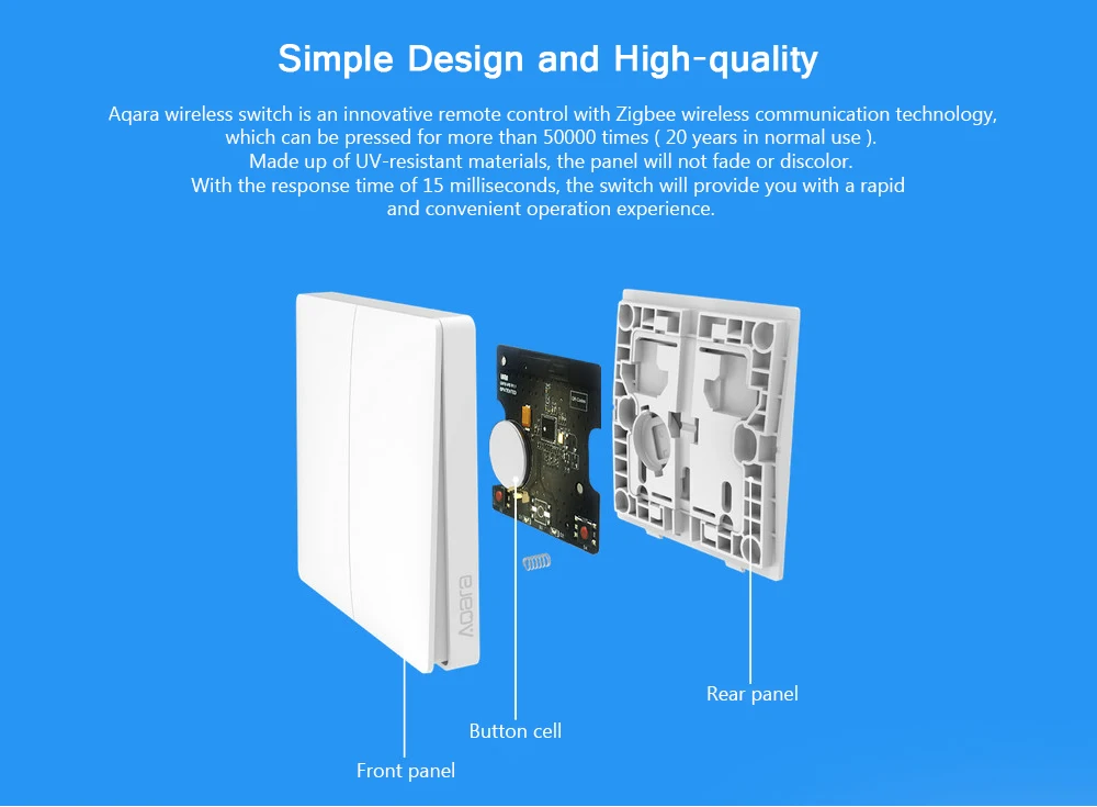 Светильник для умного дома Aqara с одной проволокой ZigBee