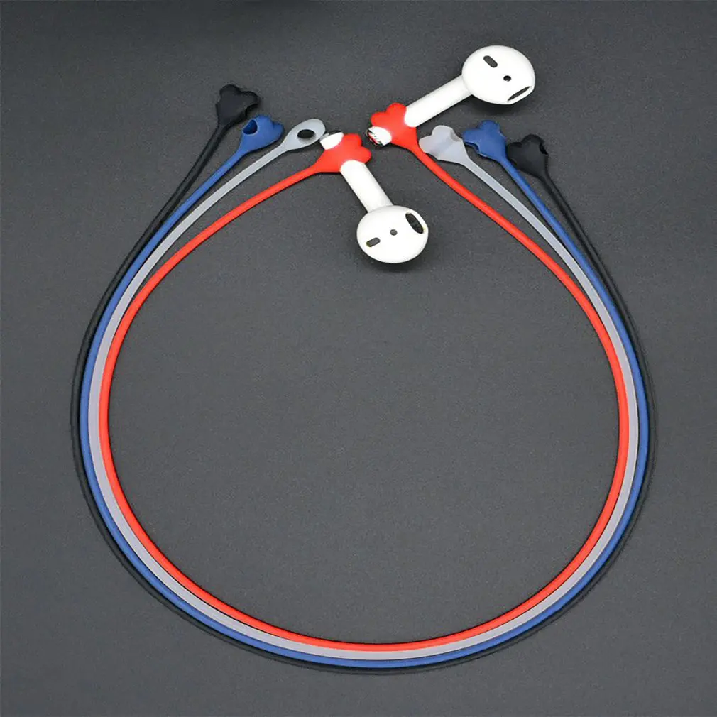 Lightweight Earphone Strap For AirPods Wireless Headset Silicone Loop String Rope Anti-Lost For Apple Air Pods Accessories