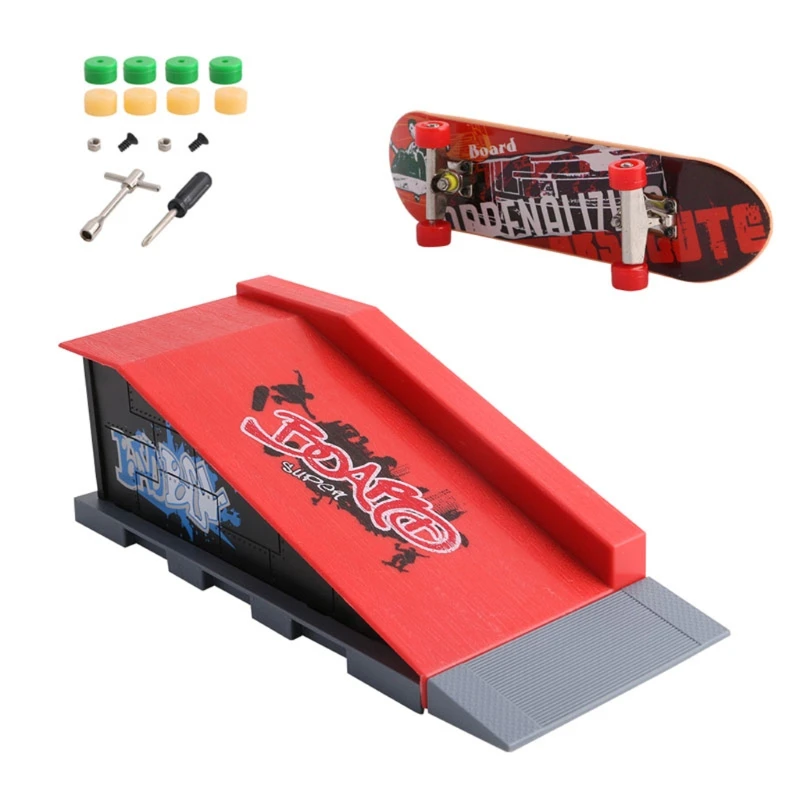 

Type B New Skate Park Ramp Parts for Fingerboard Finger Skateboards Ultimate Parks Mini Board