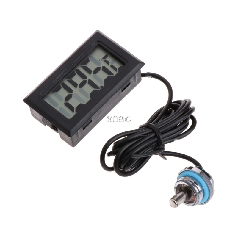 

Digital Thermometer Temperature Meter Gauge with G1/4 Thread Probe Water Cooling M13 dropship