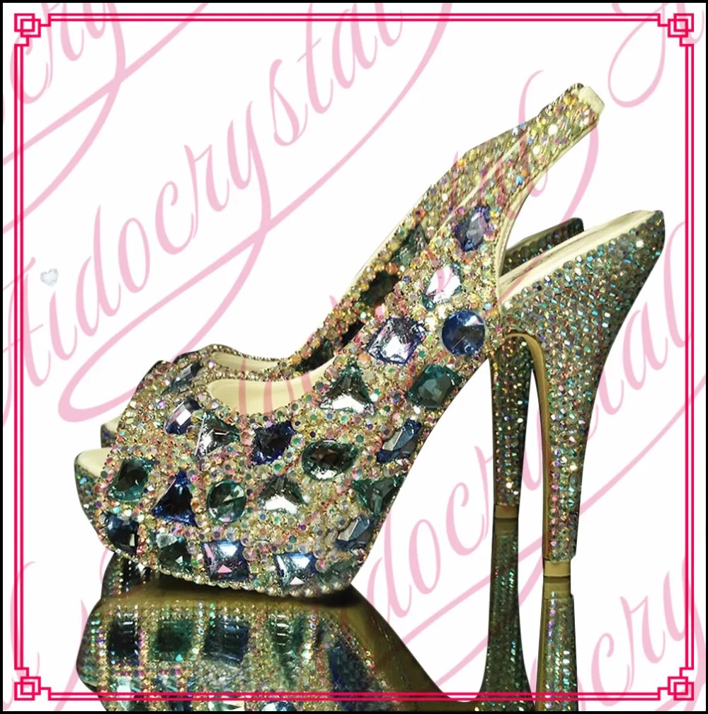 dimond high heels