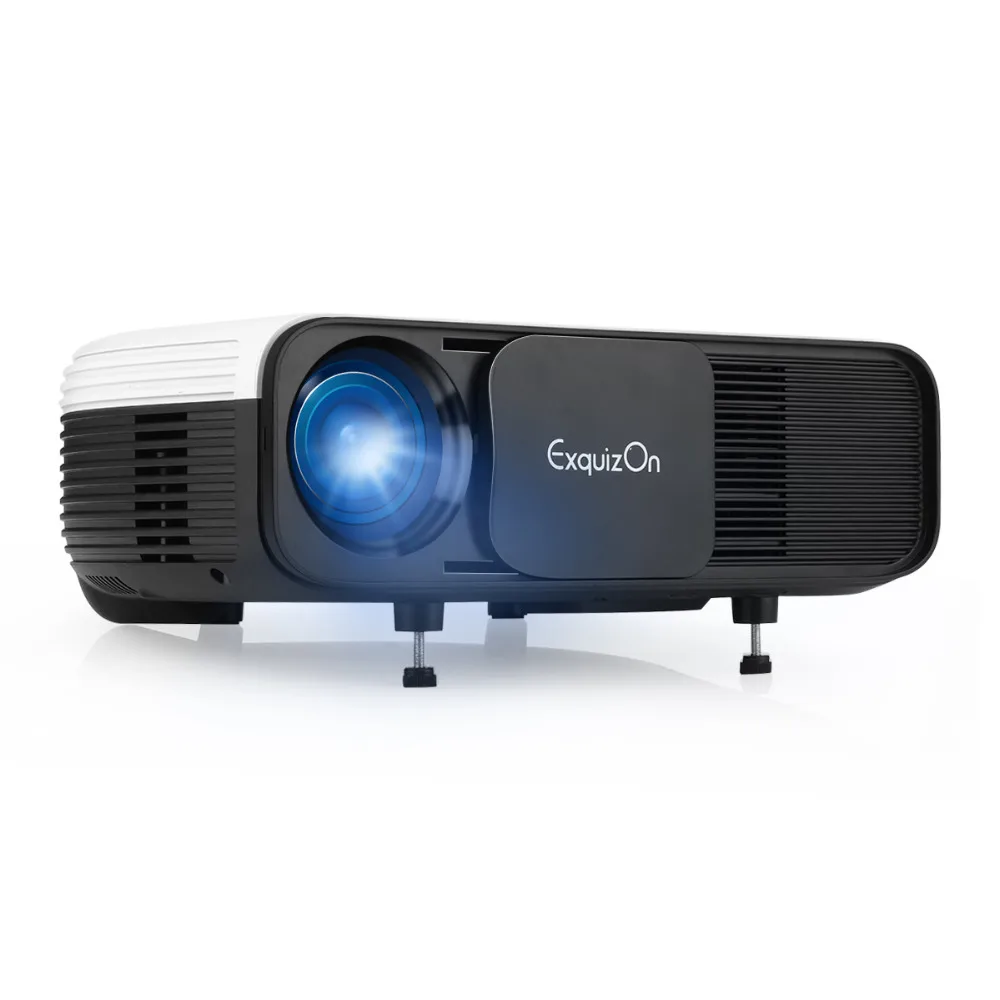 Exquizon CL760 3200 люмен 1280*800 проектор Поддержка аудио видео 1080 P HD Проектор для