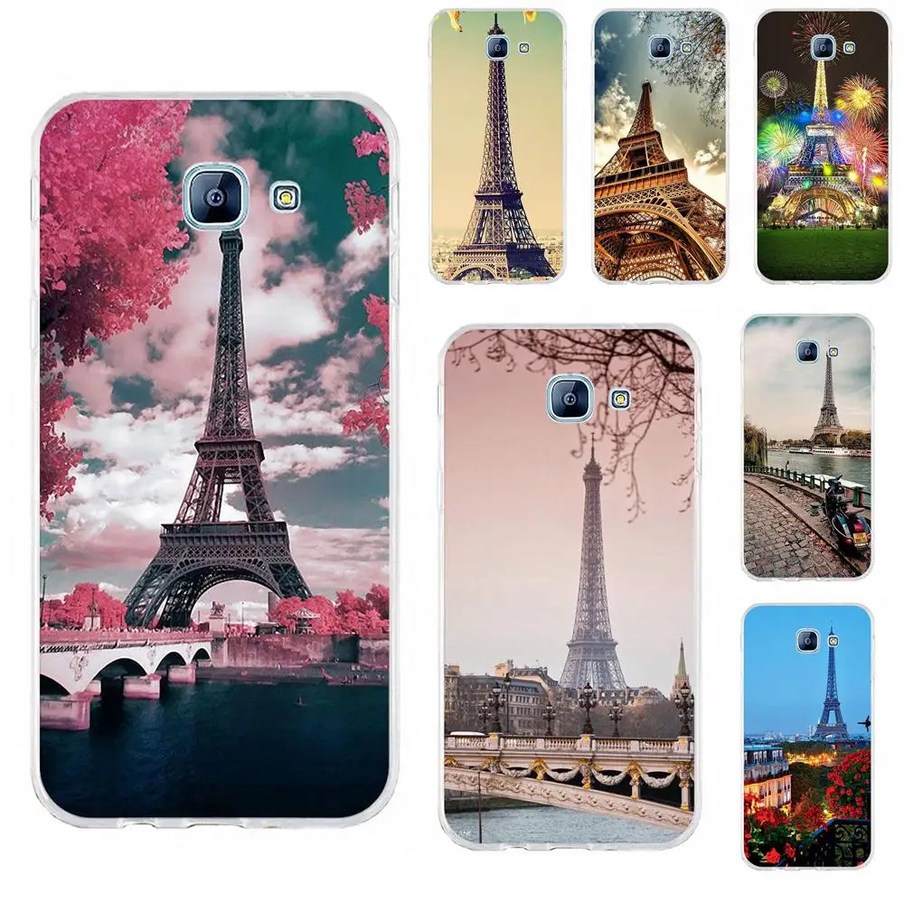 

Soft Silicone TPU Transparent Coque Case Paris France Eiffel Tower For Samsung Galaxy A3 A5 A7 J1 J2 J3 J5 J7 2015 2016 2017