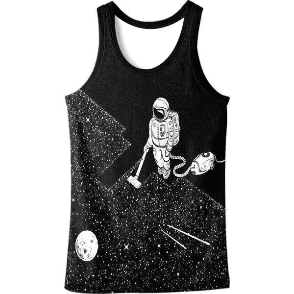 

ZOGAA Digital 3D spaceman sweeps printed vest for export three-dimensional men's vest mens tank