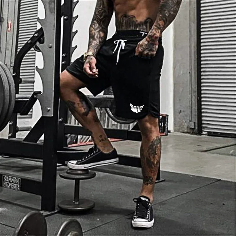 

Brand Fashion Shorts Men Sporting Beaching Shorts Bodybuilding Sweatpants Fitness Shorts Jogger Casual Gyms short Pants Men