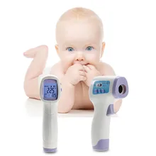 Multifunction Baby Thermometer Non-contact Infrared Digital Ear Thermometer LCD Temperature Measurement Device for Baby Adults