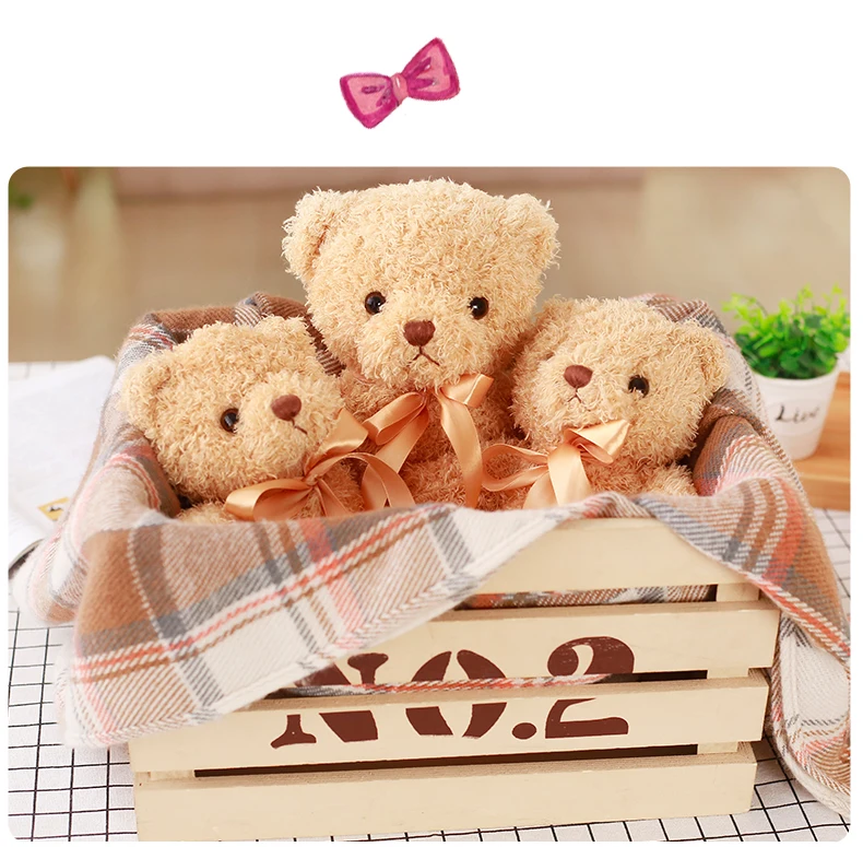 1 шт. 35 см Kawaii Teddy Bear плюшевые игрушки милые мягкие животных медведь куклы для детей детские, для малышей подарок на день рождения подарок на