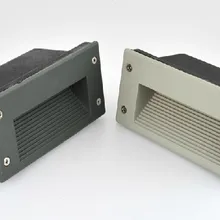 Водонепроницаемый 3 Вт AC85-265V светодиодный встраиваемый ступенчатый лестничный светильник, настенный светильник, лампа для крыльца, лампа для коридора, лестничная лестница, ночной Светильник s Coner, лампы