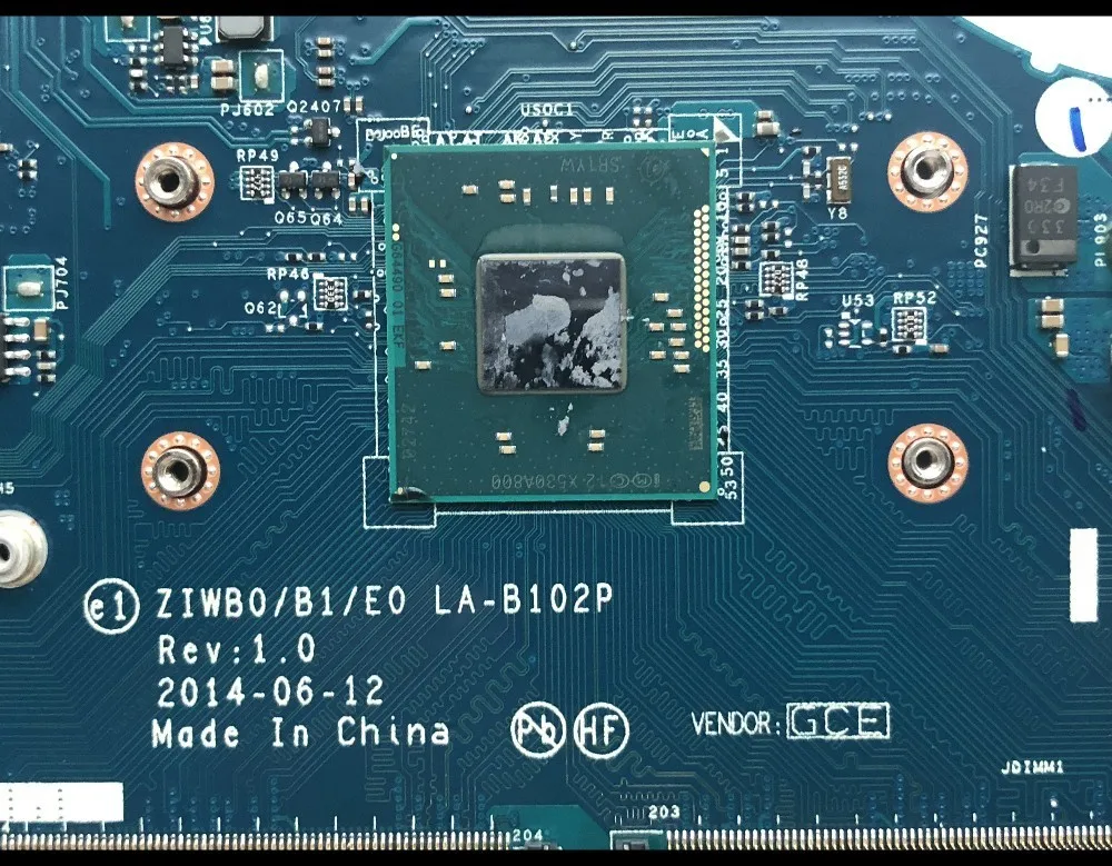 Абсолютно новая материнская плата для ноутбука Lenovo Φ ZIWB0/B1/E0 B50 30 5B20G90135 SR1YW N3540