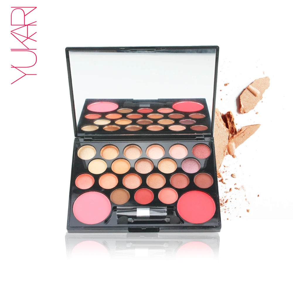 

YUKARI 22 Colors earth color Eyeshadow Palette Nautral Nude Eye Shadow Giltter shimmer Cosmetic Makeup Palette Maquiagem Set