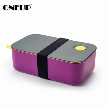 

ONEUP Lunchbox Bento box Portable Eco-friendly Food storage container for Kid students Office School Silicone Cover Microwavable