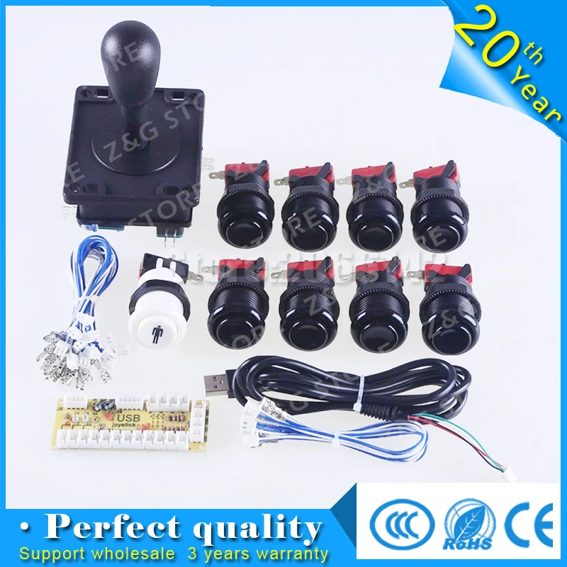 Classic Arcade Game DIY Parts for Mame USB Zero Delay USB Encoder 8 Way