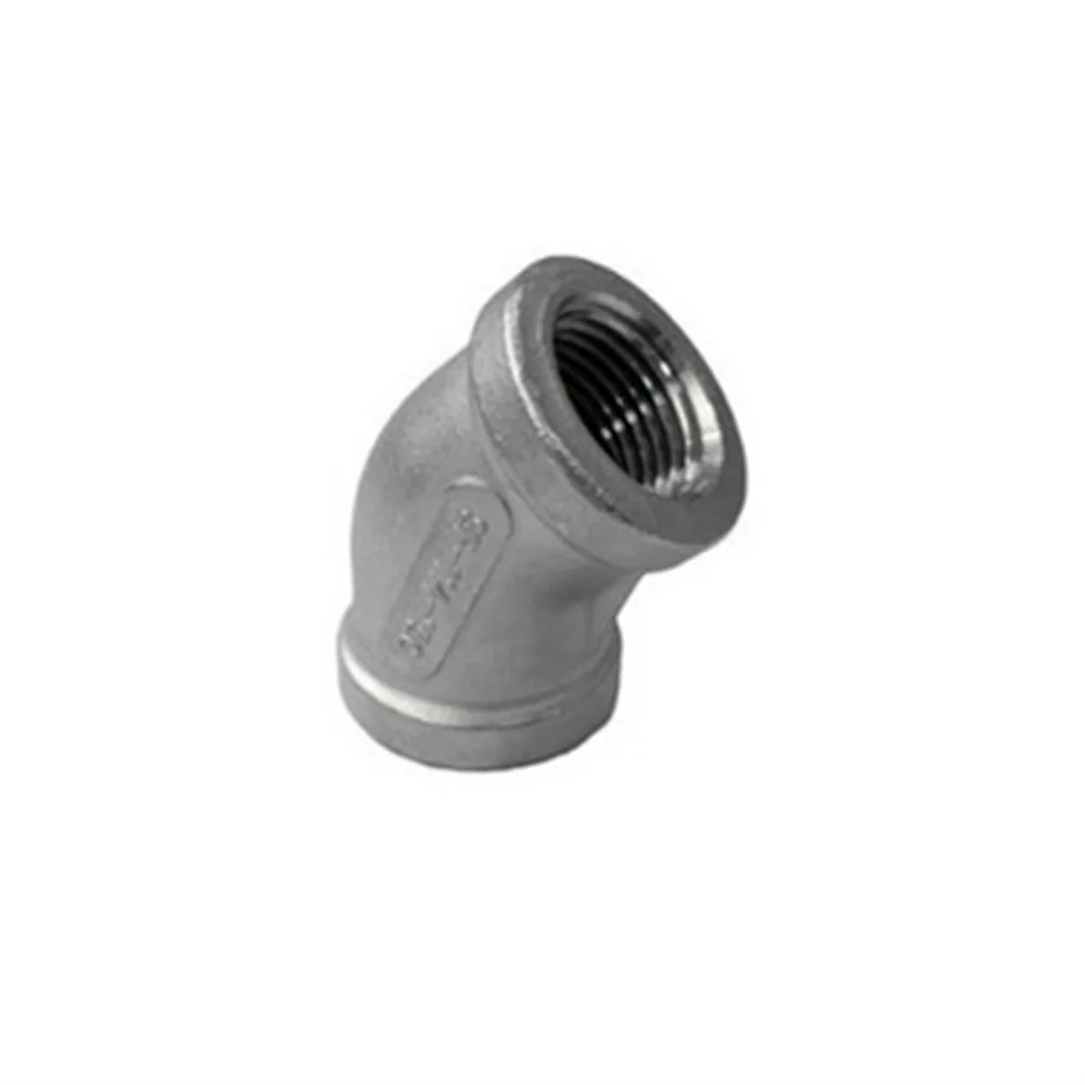 2 шт. 45 градусов колено 3/8 &quotрезьба BSPP разъем из нержавеющей стали 304|connector 3|connector
