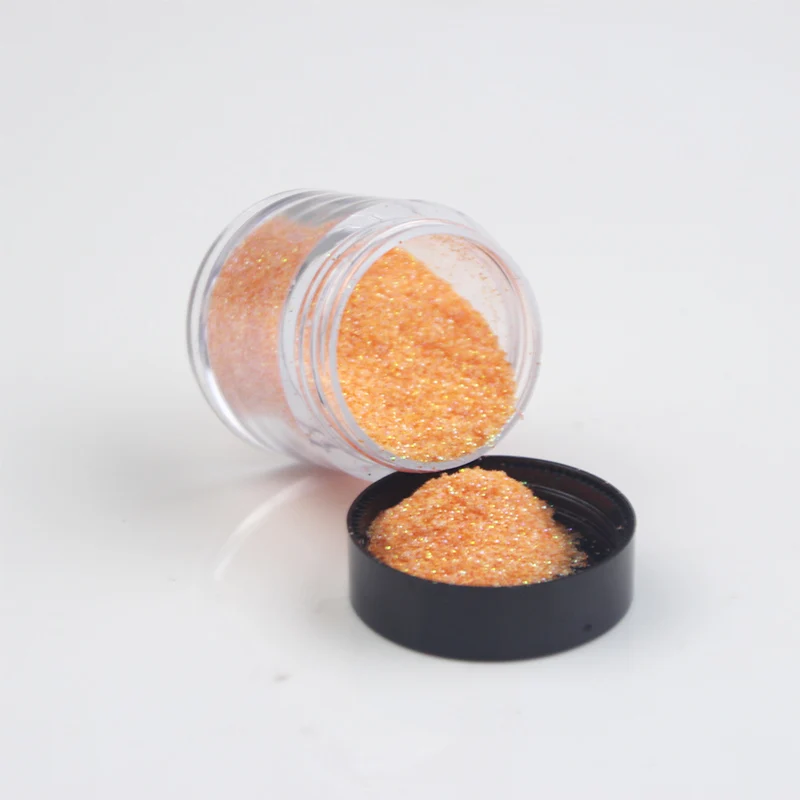 orange glitter