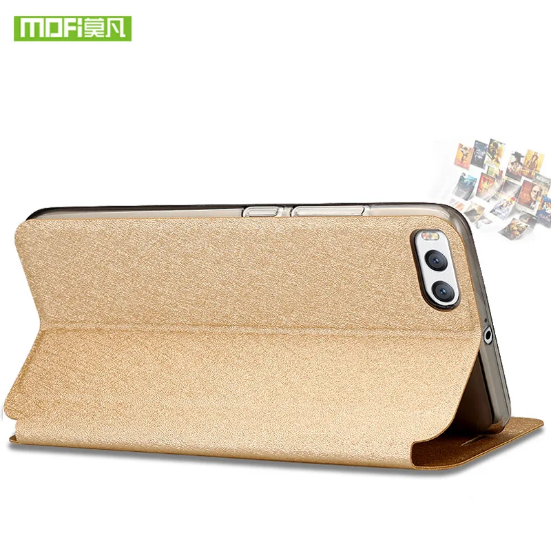Funda Xiaomi Mi6 funda de silicona flip cuero original Mofi Xiaomi Mi 6 funda de lujo armadura mate a prueba de golpes Xiomi mi6 funda fundas