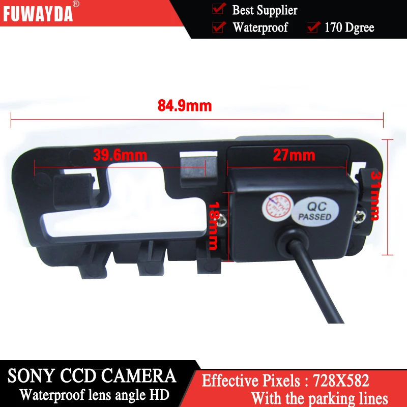 FUWAYDA sony CCD чип заднего вида автомобиля DVD gps навигационные наборы камера для Honda CIVIC 2006 2007 2008 2009