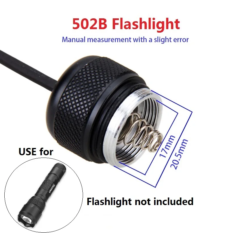 Регулятор давления для 502B флэш-светильник фонарь светильник крыса задний переключатель пожалуйста, проверьте размер и модель при покупке
