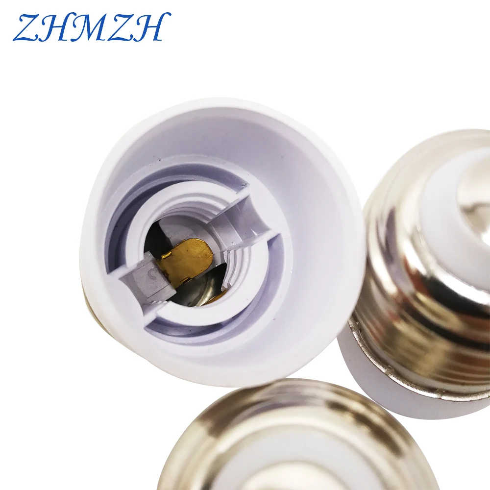 Lamp Holder Converter 2pcs/lot E27-E14 E14 Lamp Socket Adapter E27 Base Fireproof Material Screw Mouth Socket Changer lamp holder converter