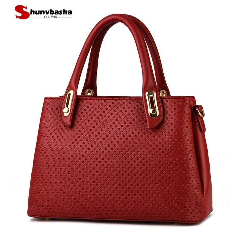 Women Bags Casual Tote Women PU Leather Handbags Fashion Shoulder Bags