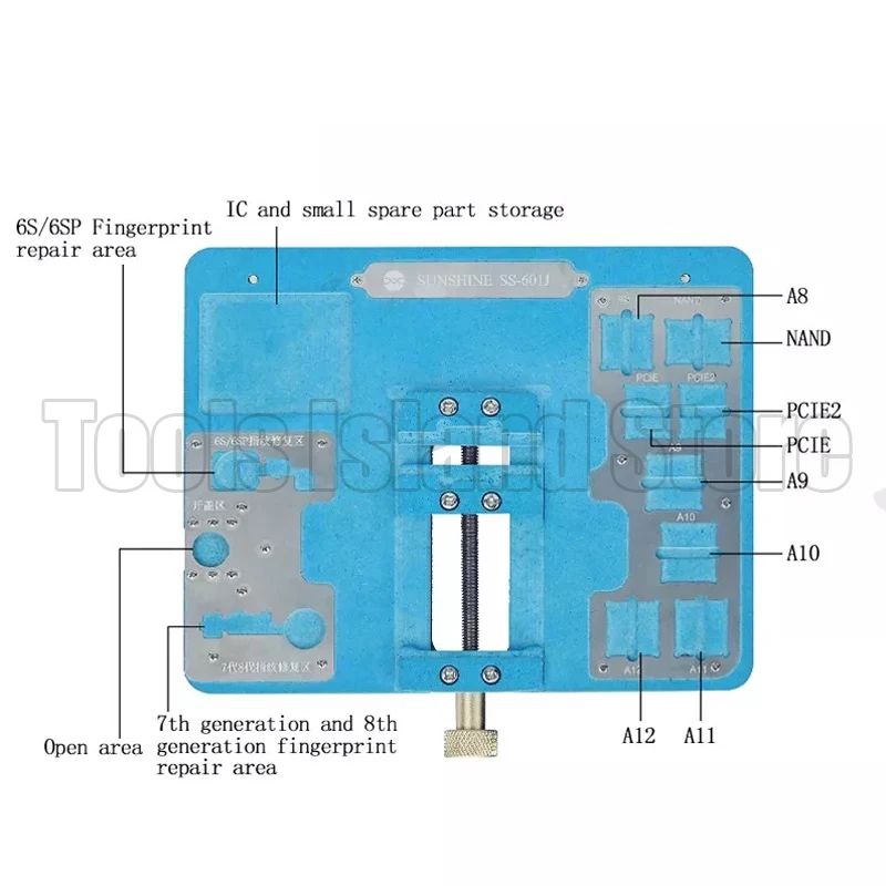 Универсальное крепление A8 A9 A10 A11 A12 CPU NAND для iPhone 8g/7g/6sp/6s основная пластина