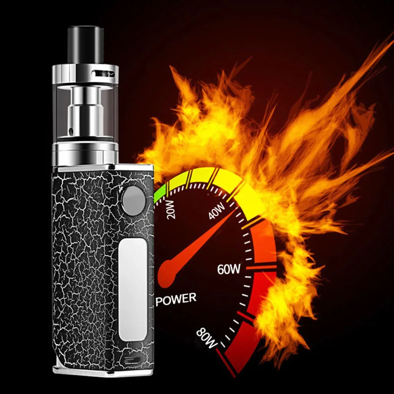 

E-cigarette 80w Storm Electronic Cigarette Mods kit 1500mah Ecigarette Box Mod LED Light Display