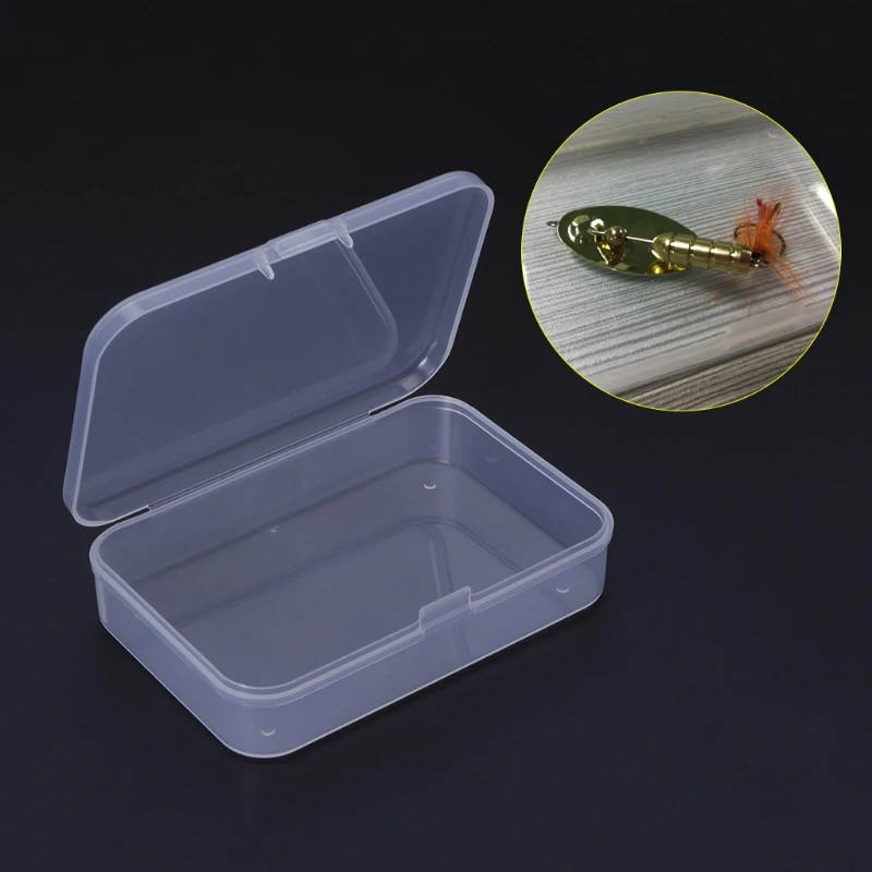 Storage Plastic Box Fishing Tackle Boxes Lure Bait Hooks Transparent Container 