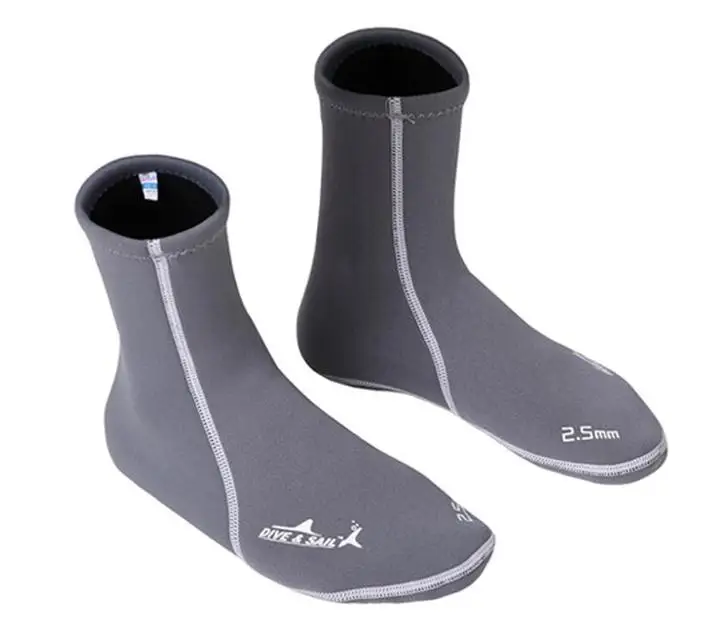 2.5mm Neoprene Unisex Keep warm Swim Scuba Surfing Diving Socks high