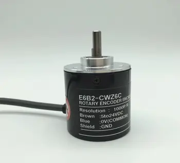 

E6B2-CWZ6C Rotary Photoelectric Encoder 5-24V 2500 2000 1800 1024 1000 600 500 400 360 200 100 60 40 30 20PPR