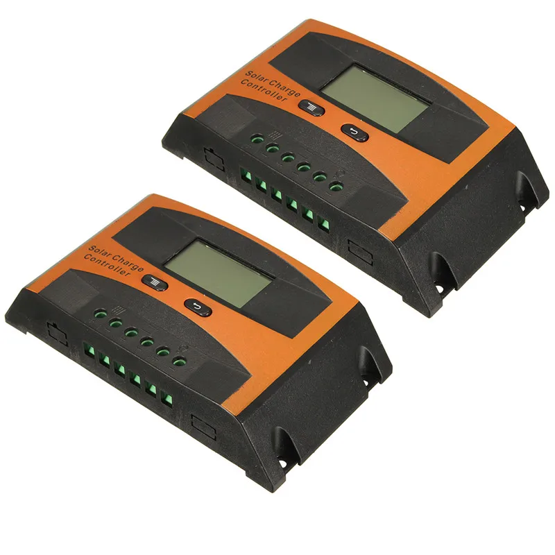

10A 15A 20A 25A 12V 24V Auto Solar Charge Controller Auto Work PWM With LCD Display Dual USB Solar Cell Panel Regulator